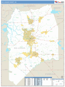 San Joaquin County, CA Digital Map Basic Style